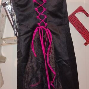 Zum Zum by Niki Livas Black and Pink Dress